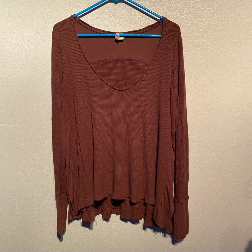 We the Free Thermal Waffle Knit Top